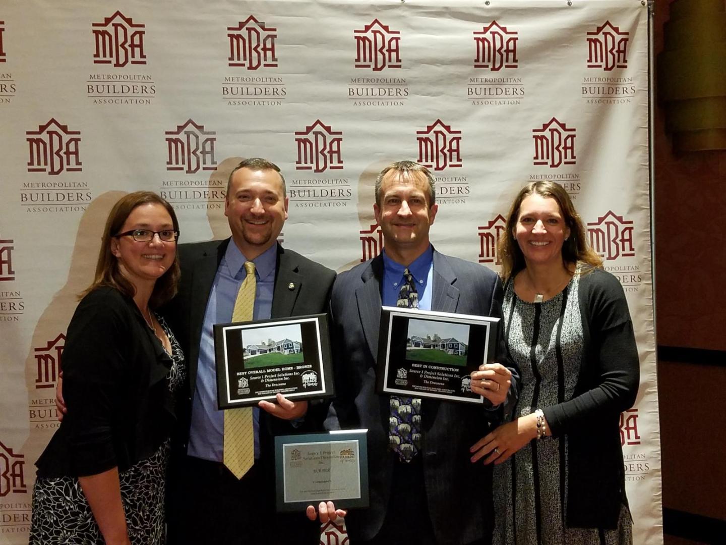 Best Overall Model Home - Bronze and Best In Construction